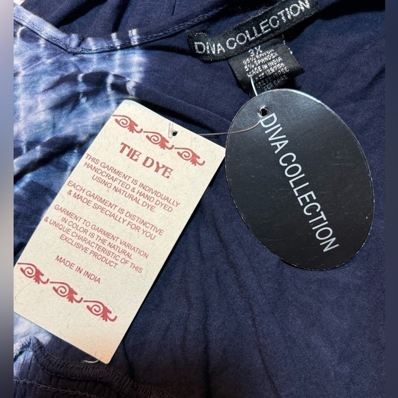 Diva Collection Tie Dye Sun Dress - Picture 6 of 9